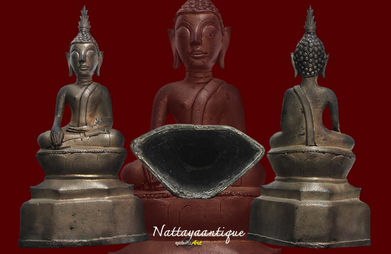 พระบูชาฝาง หน้าตัด 3นิ้วหกหุน สูง6 นิ้ว