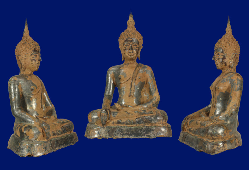 พระบูชาเชียงแสน สัมฤทธิ์เงิน