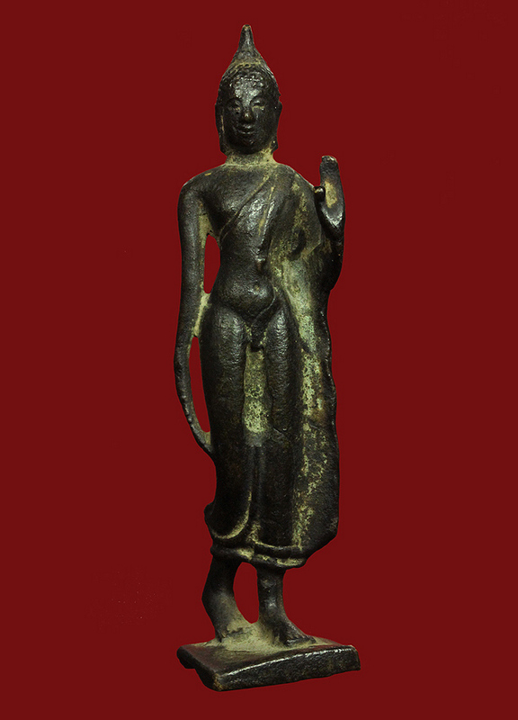 พระลีลาเนื้อสัมฤทธิ์