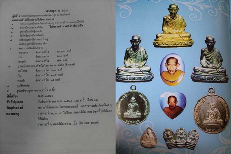 ปรกหลวงพ่อเกษม ปี2526 เนื้อทองแดง