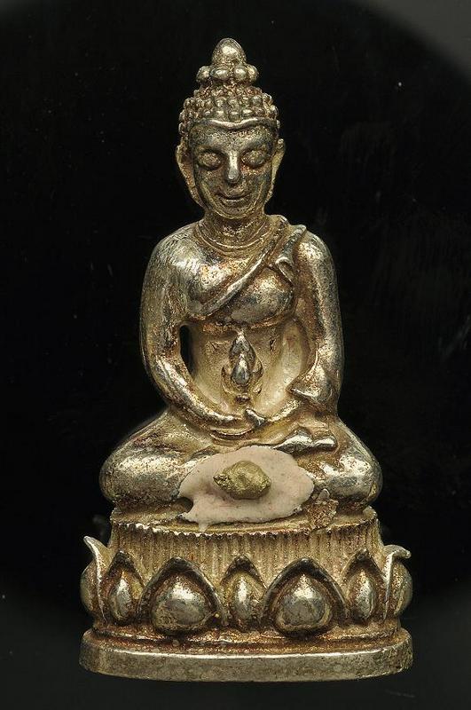 พระกริ่ง ตันติกโร หลวงปู่ทองบัว เนื้อเงิน