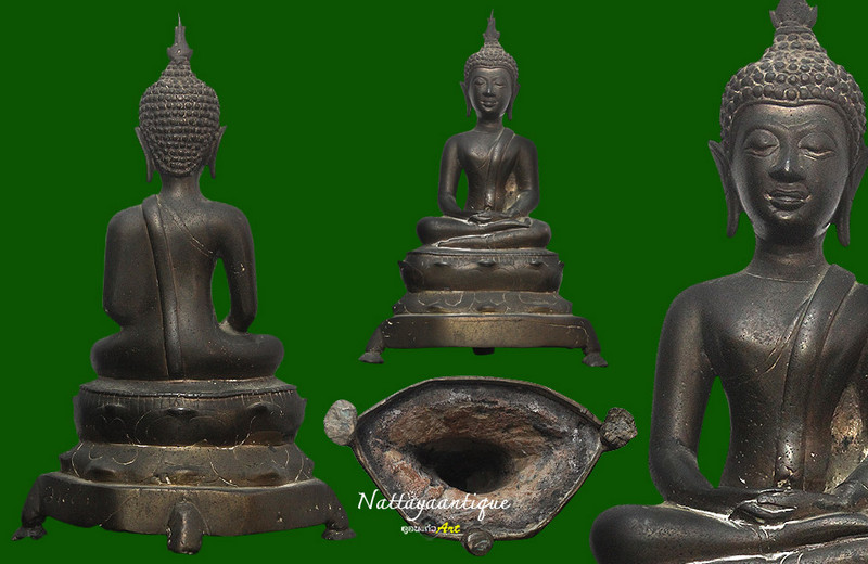 พระบูชาเชียงแสนสิงห์3 สมาธิ หน้าตัก  3 นิ้ว