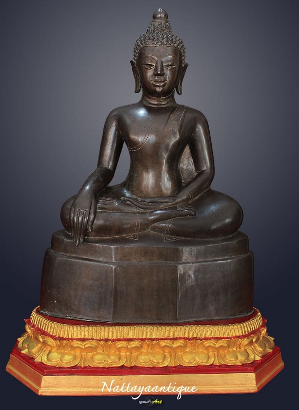 พระบูชาเชียงแสน สิงห์1  หน้าตัก 9.5 นิ้ว สูง 17 นิ้ว