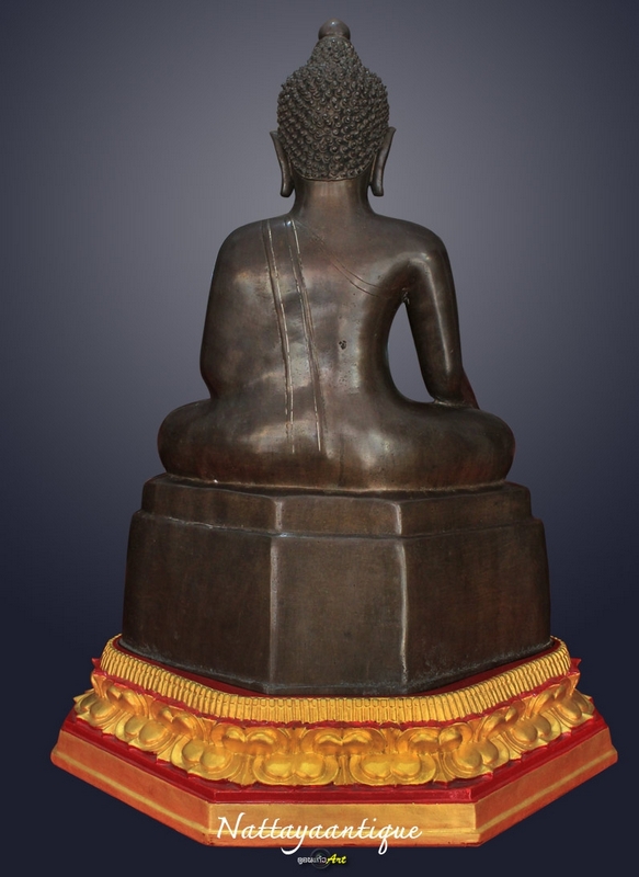 พระบูชาเชียงแสน สิงห์1  หน้าตัก 9.5 นิ้ว สูง 17 นิ้ว