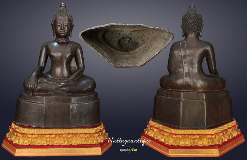 พระบูชาเชียงแสน สิงห์1  หน้าตัก 9.5 นิ้ว สูง 17 นิ้ว