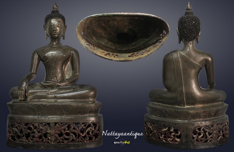 พระบูชาเชียงแสน สิงห์3 หน้าตัก 8นิ้ว สูง 14 นิ้ว