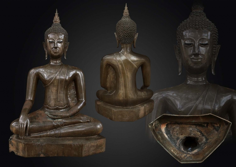 พระบูชาเชียงแสนสิงห์3 หน้าตัก14 นิ้ว สูง 24 นิ้ว