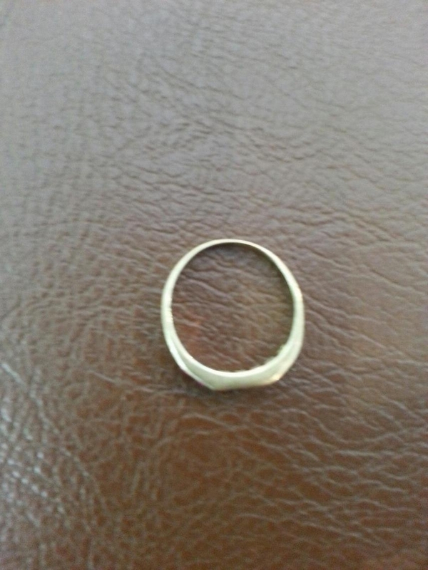  แหวนทองโบราณ พลอยทับทิม