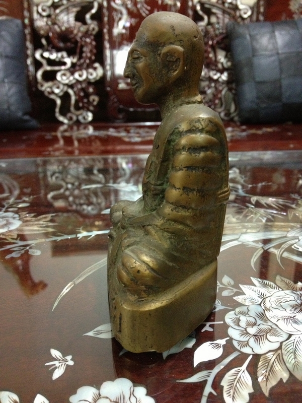 รูปหล่อครูบาเจ้าศรีวิไชย วัดพระสิงห์ ปี 2495 