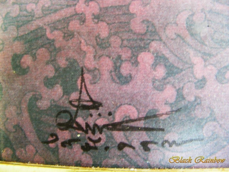 ภาพพิมพ์ เหนือพญามาร ลายเซ็นต์ ปี47