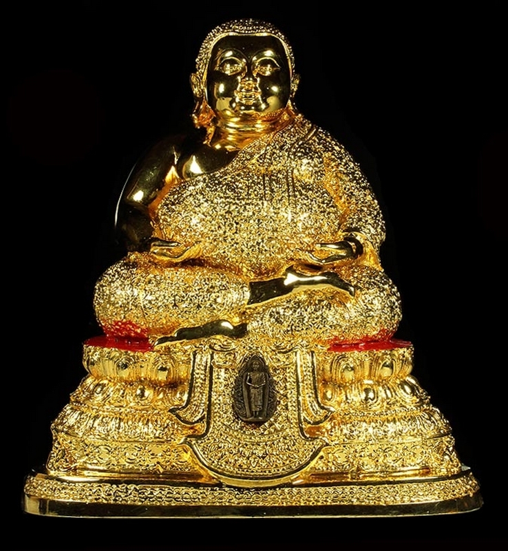 พระบูชาสังกะจายปี 2532 เนื้อโลหะ ขนาดหน้าตัก ๕ นิ้ว กะไหล่ทองกรรมการสวยแชมป์ในกล่องเดิมๆครับ