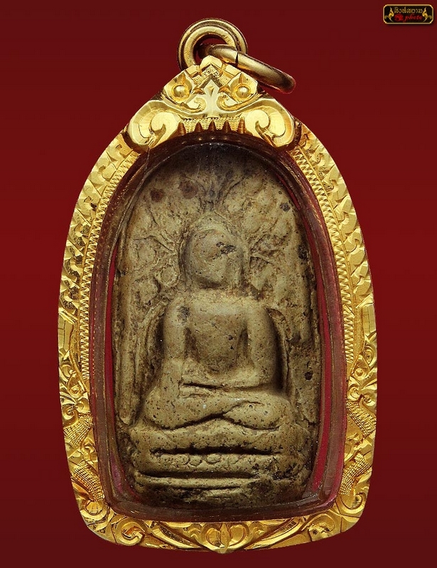 พระคงกรุเก่าพร้อมเลี่ยมทอง