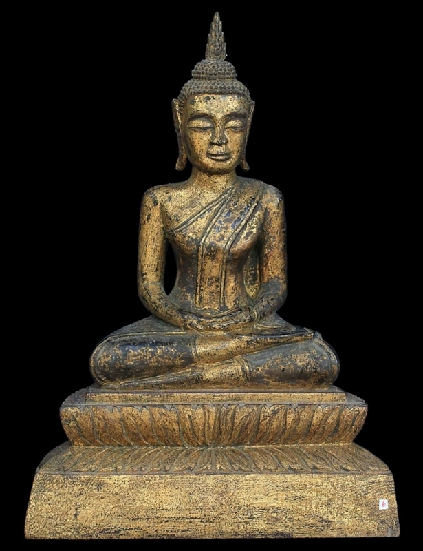  หน้าหวานๆ หน้าตัก 5.2นิ้ว WOOD BUDDHA IMAGE.  