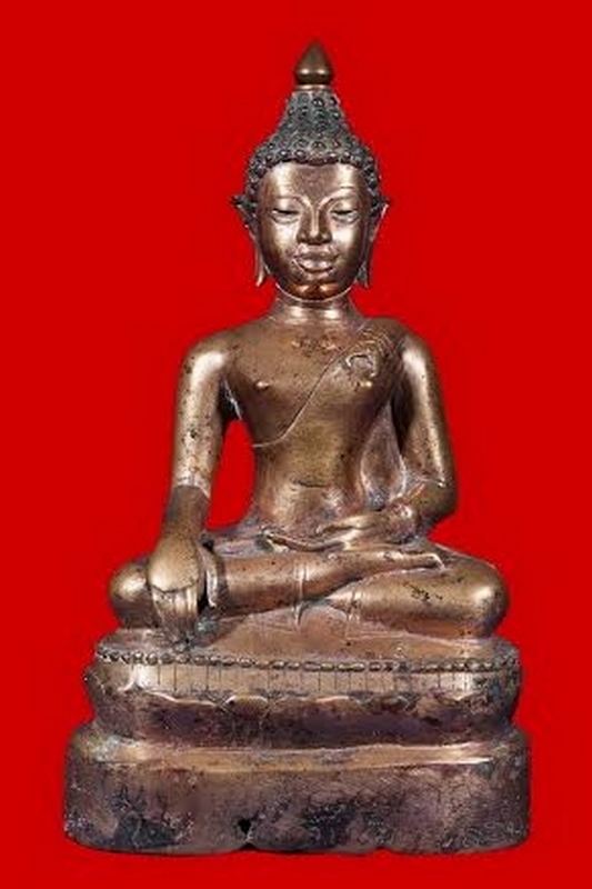 พระบูชาเชียงแสนสิงห์หนึ่ง หน้าตัก5นิ้ว เบาๆครับ