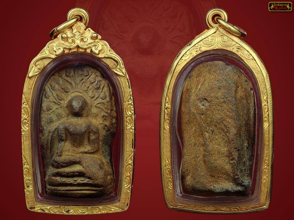 พระคงเขียวกรุเก่าพร้อมเลี่ยมทอง