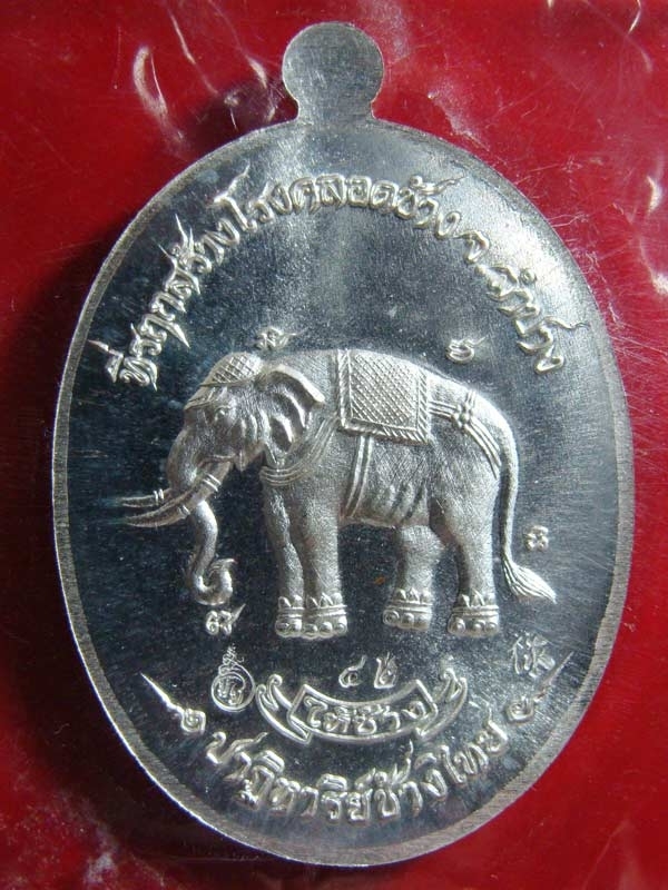 เหรียญหลวงปู่ทวด(ให้ช้าง) ปาฎิหาริย์ช้างไทย จ.ลำปาง