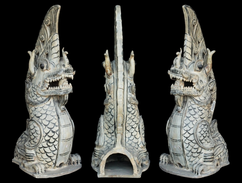 นาคประดับสถาปัตยกรรม NAGA SAWANKHALOK KILN