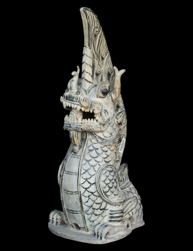 นาคประดับสถาปัตยกรรม NAGA SAWANKHALOK KILN