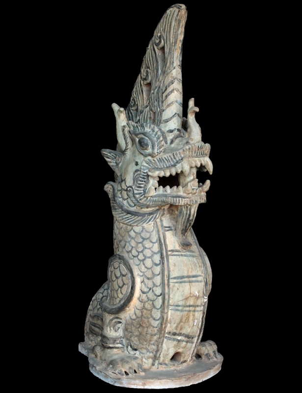 นาคประดับสถาปัตยกรรม NAGA SAWANKHALOK KILN