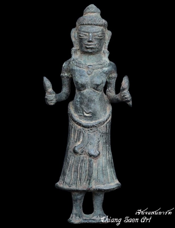 พระแม่อุมา ปัญญาบารมี U-MA BRONZE BAYON PERIOD.