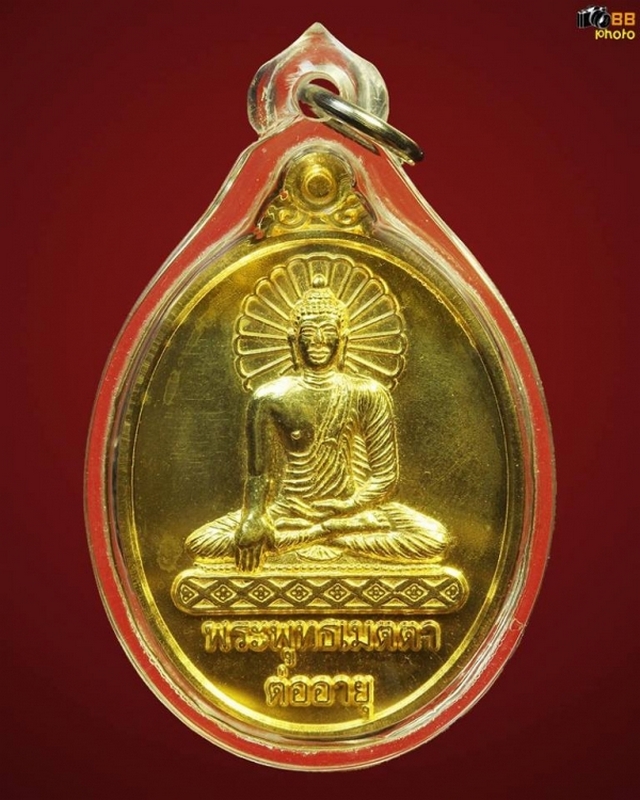 เหรียญพระพุทธเมตตา ต่ออายุ หลวงพ่อประสิทธิ์ ปุญญมากโร ปี ๒๕๕๑ เนื้อ........ (โชว์) มีไว้บูชาดีนักแล