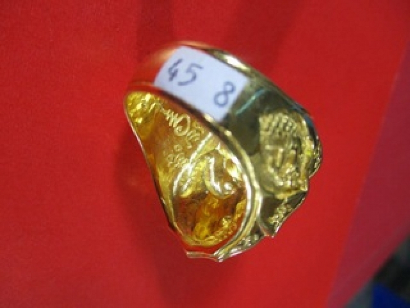 แหวน พระพิฆเนศ เนื้อทองคำ ลป.หงษ์ วัดเพชรบุรี หนัก ๔๕.๘ กรัม