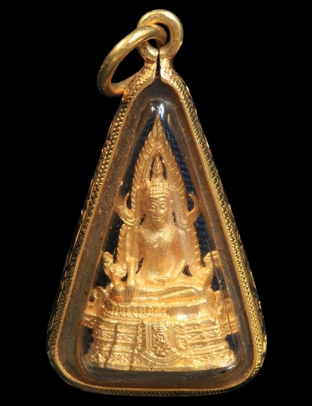 พระพุทธชินราช ภปร.ทองคำสวยคมชัดของมงคลดี