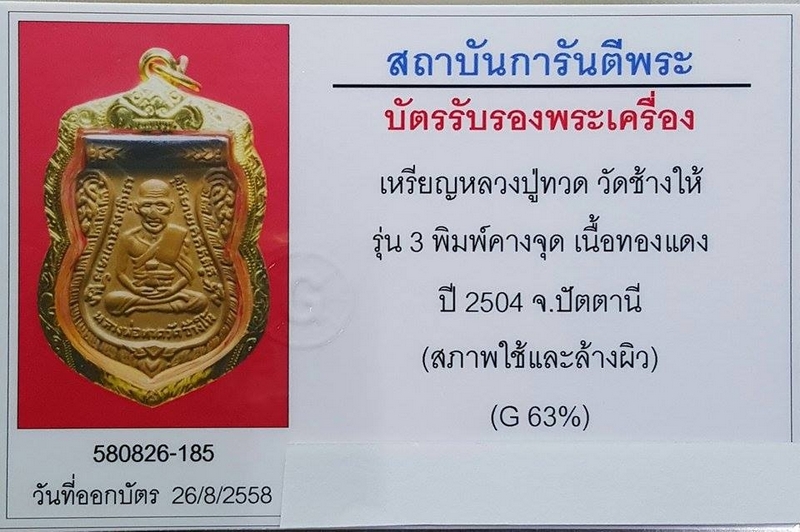 เหรียญหลวงปู่ทวด