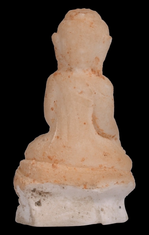 พระพุทธรูปหินขาวแกะ ศิลปะพม่า