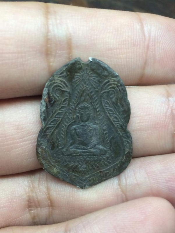 เหรียญเสมาพระพุทธชินราช หลวงปู่ศุข ออกวัดโพธารามปี2461